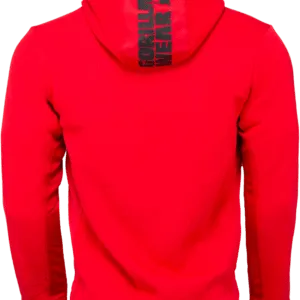 Alternative view of Bowie Mesh Zipped Hoodie - Red