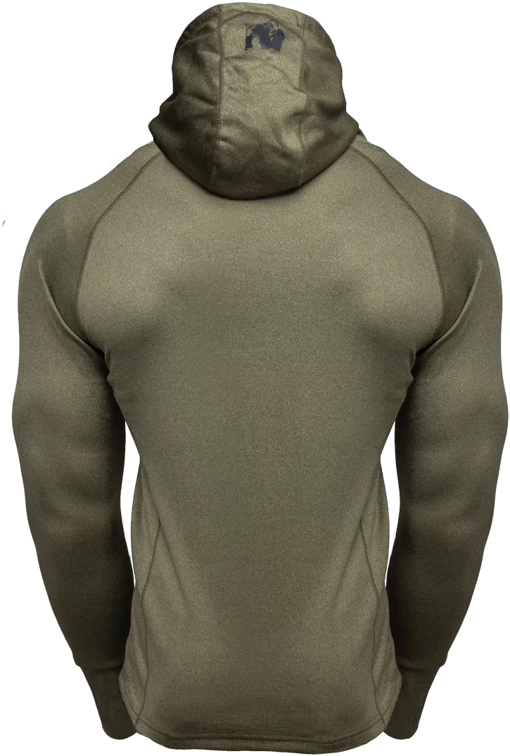 Bridgeport Zipped Hoodie - Army Green - Image 2