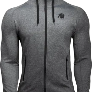 Bridgeport Zipped Hoodie - Dark Gray