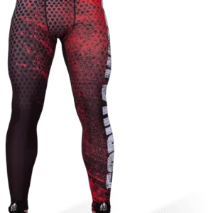 Alternative view of Bruce Men's Tights - Red/Grey