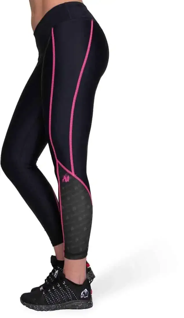 Carlin Compression Tight - Black/Pink