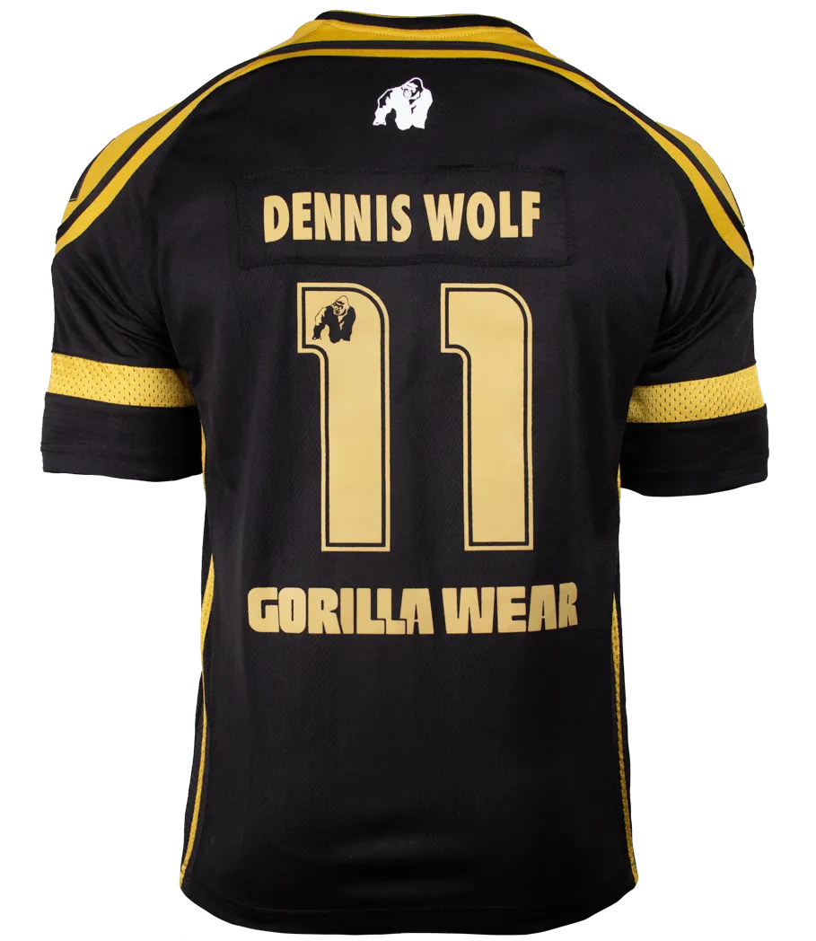 GW Athlete T-Shirt Dennis Wolf - Black/Gold - Image 2