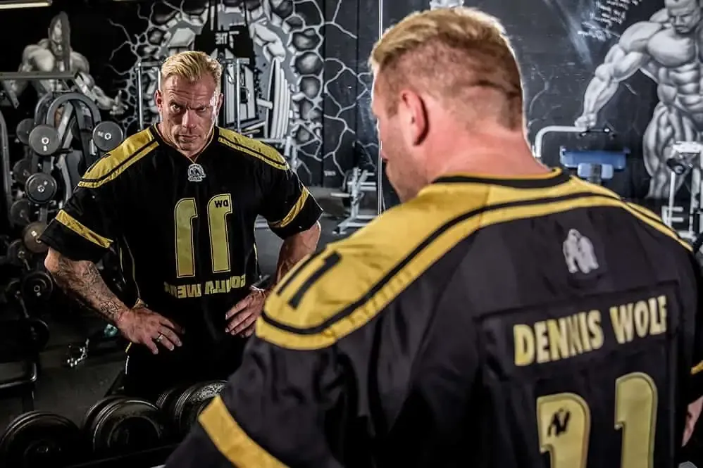 GW Athlete T-Shirt Dennis Wolf - Black/Gold - Image 4