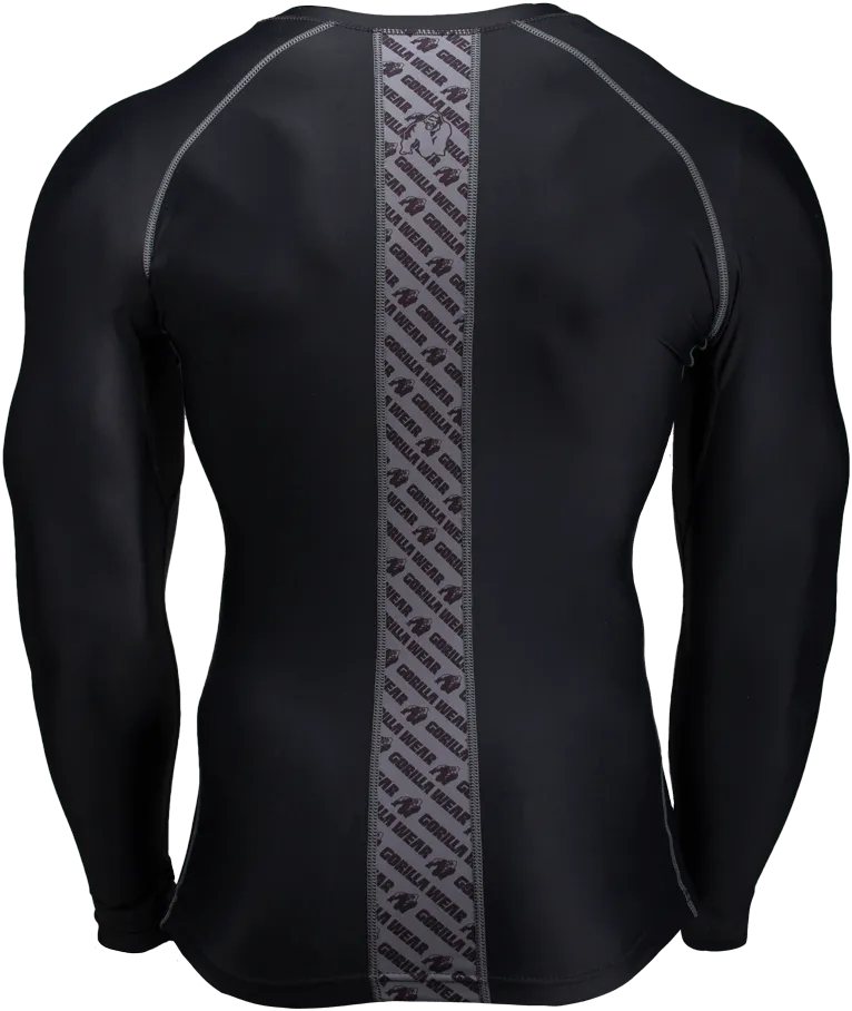 Hayden Compression Long Sleeve - Black/Gray - Image 2