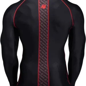 Alternative view of Hayden Compression Long Sleeve - Black/Red