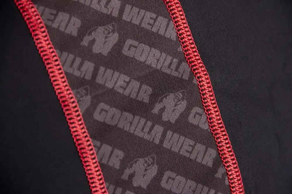 Hayden Compression Long Sleeve - Black/Red - Image 4