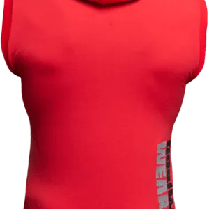 Alternative view of Melbourne S/L Hooded T-shirt - Red