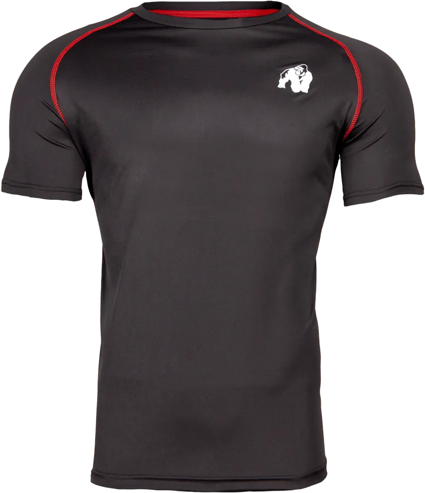 Performance t-shirt - Black/red
