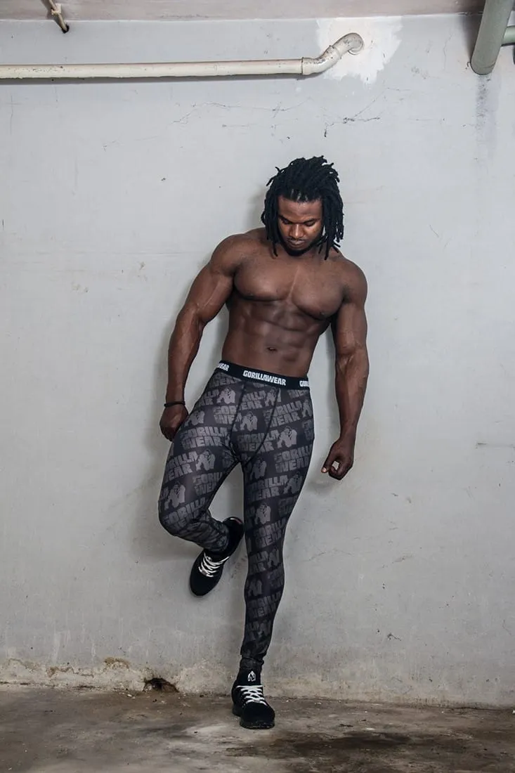 San Jose Men's Tights - Black/Grey - Image 4