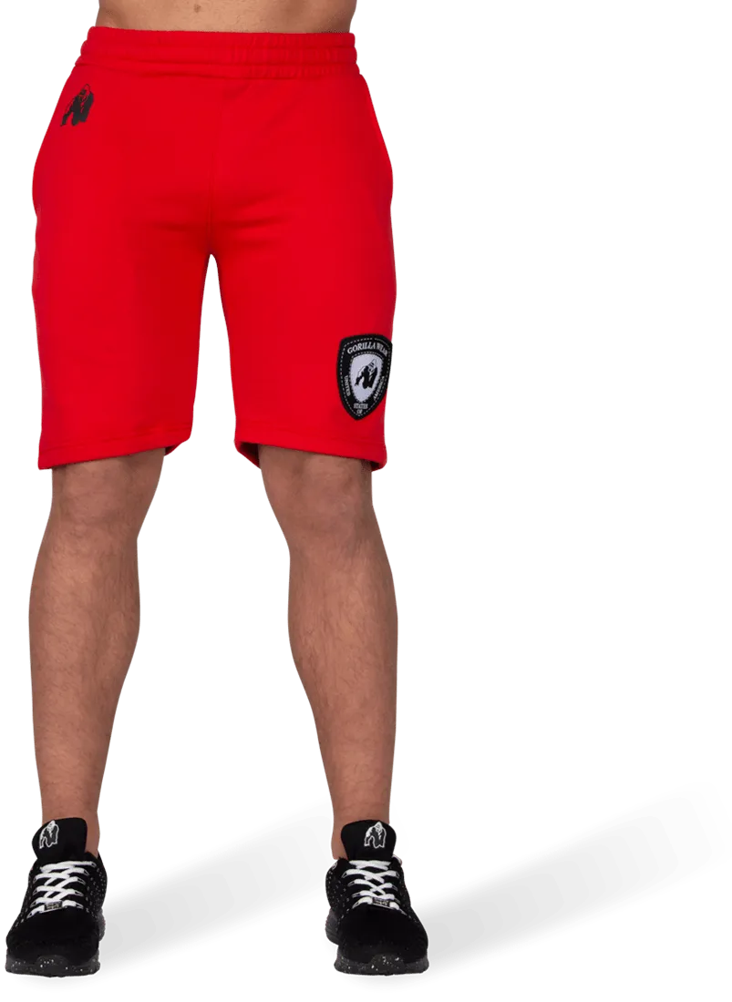 Los Angeles Sweat Shorts - Red - Image 6