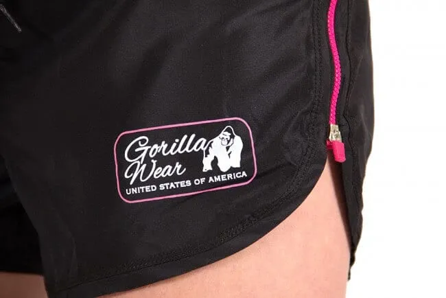 Women's New Mexico Cardio Shorts Black/Pink - Image 3