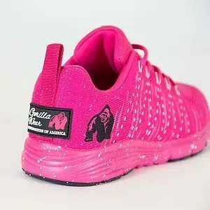 Alternative view of Brooklyn Knitted Sneakers - Pink/White