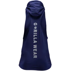 Alternative view of Lawrence Hooded Tank Top - Navy Blue
