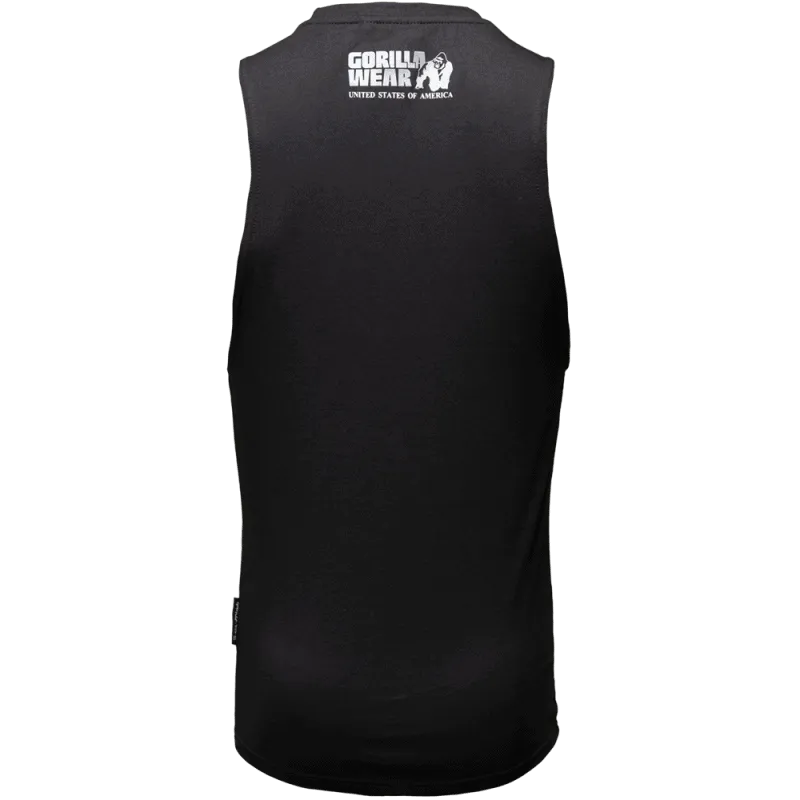 Dakota Sleeveless T-Shirt - Black - Image 2