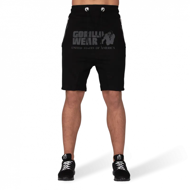 Alabama Drop Crotch Shorts - Black