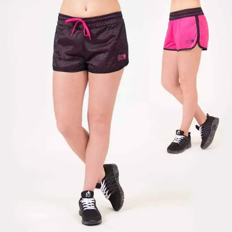 Madison Reversible Shorts - Black/Neon Pink