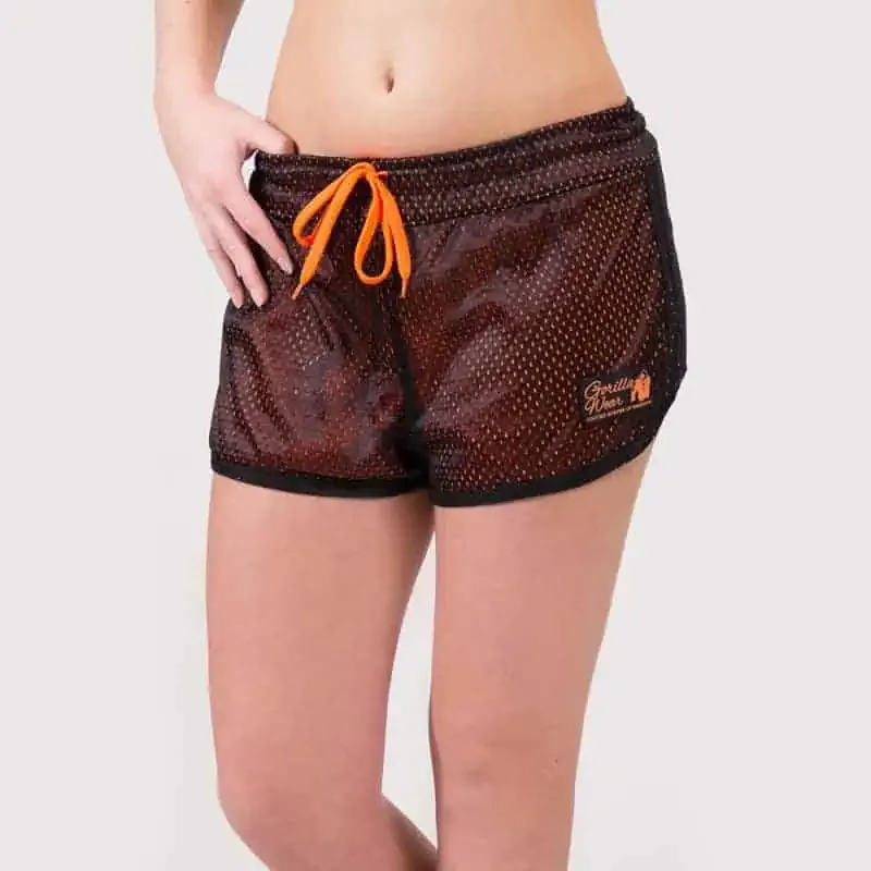 Madison Reversible Shorts - Black/Neon Orange - Image 8