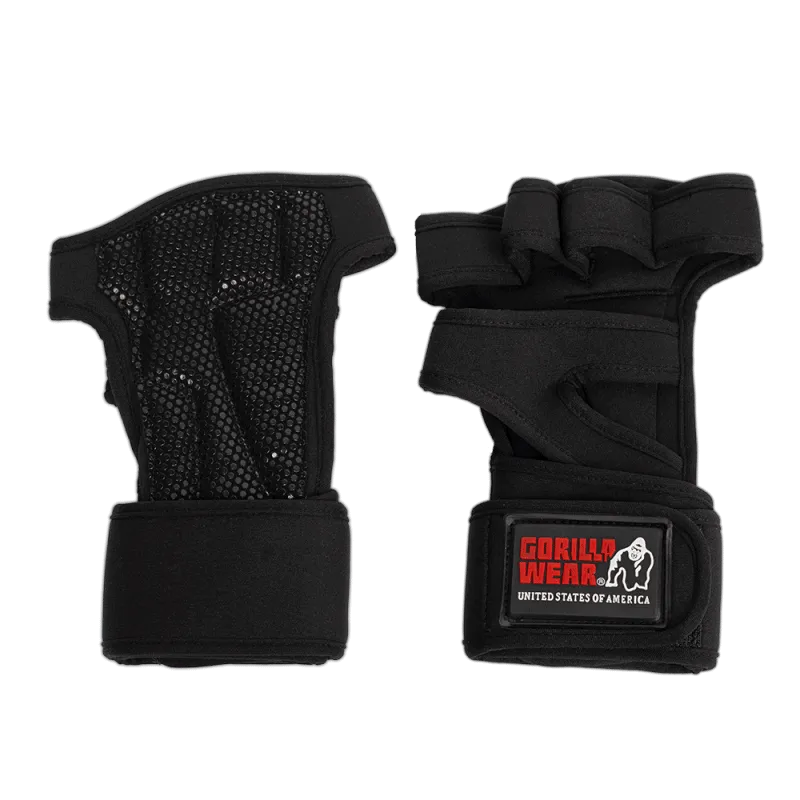 Yuma Weightlifting Workout Gloves - Black - Image 8