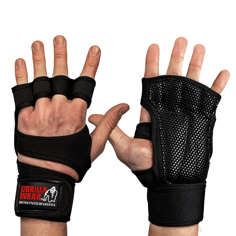 Yuma Weightlifting Workout Gloves - Black