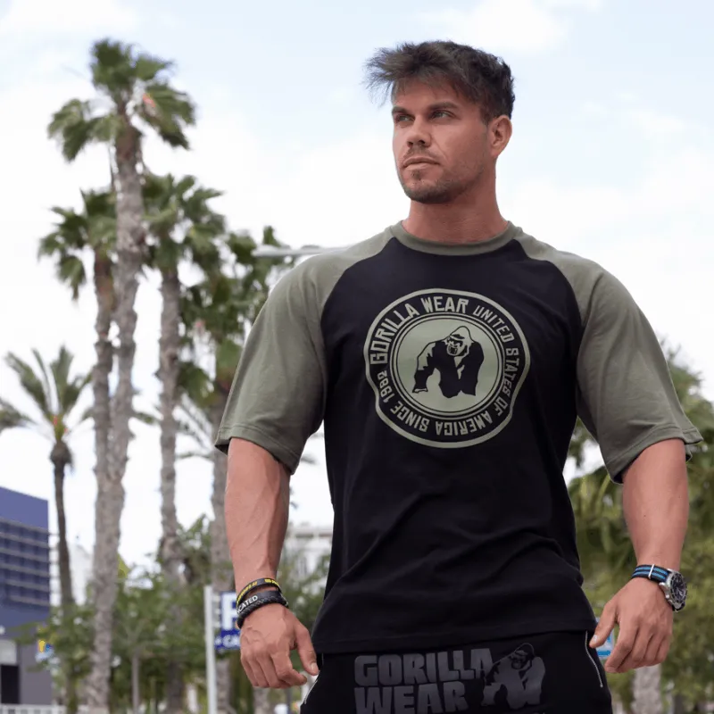 Texas T-Shirt - Army Green/Black - Image 5