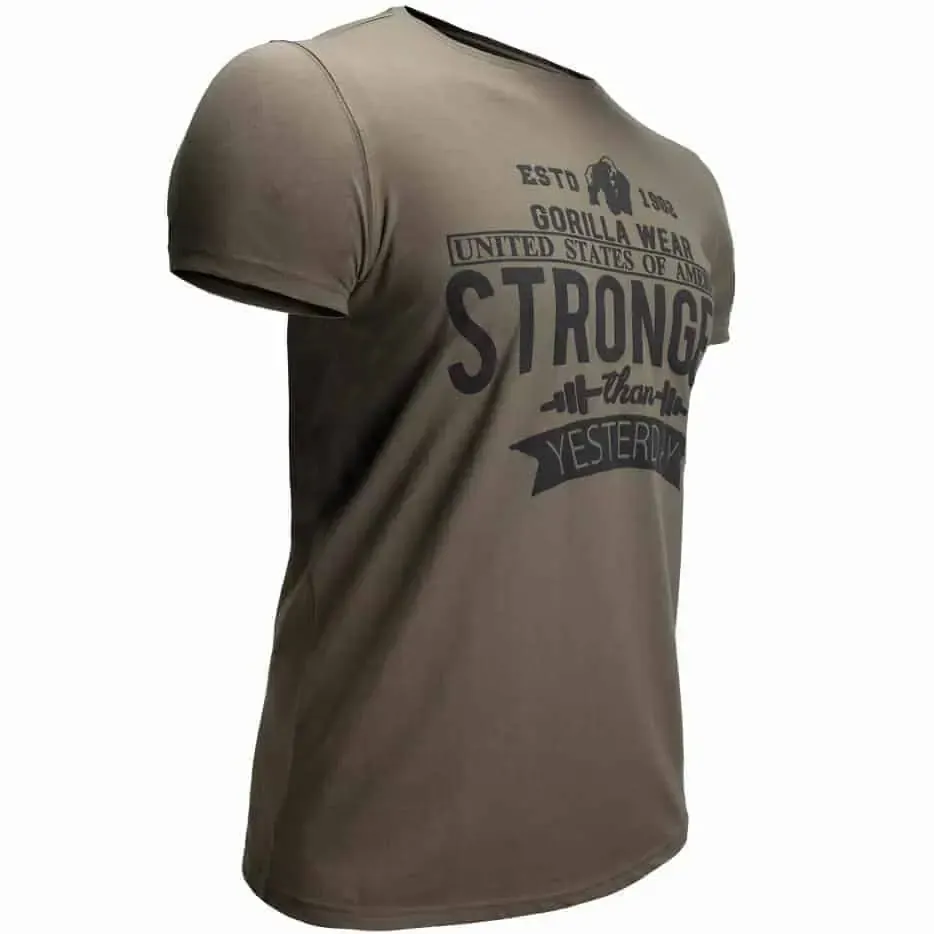 Hobbs T-shirt - Army Green - Image 3