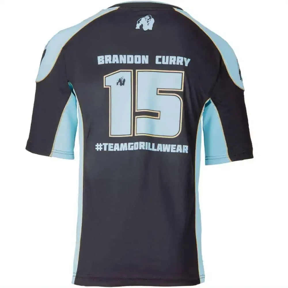 Athlete Shirt 2.0 Brandon Curry - Black / Light Blue - Image 2
