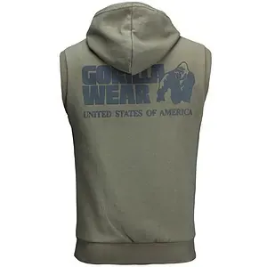 Alternative view of Springfield Zipped Hoodie - Army Green