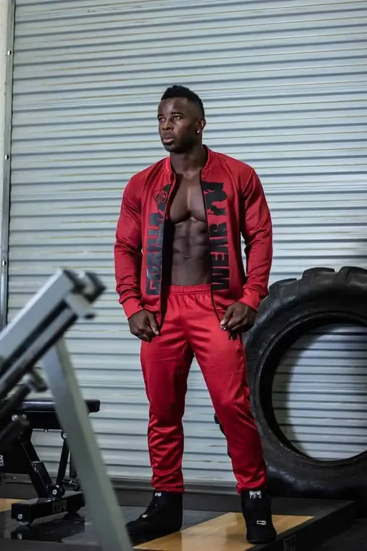 Ballinger Track Pants - Red/Black - Image 5