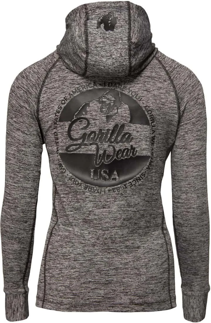 Shawnee Zipped Hoodie - Mixed Grey - Image 2