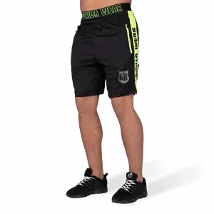 Shelby Shorts - Black/Neon Lime