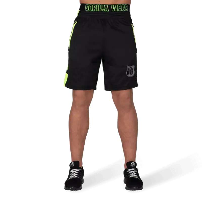 Shelby Shorts - Black/Neon Lime - Image 3