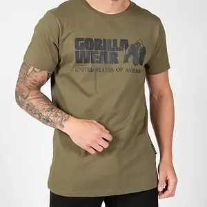 Alternative view of Gorilla Wear Classic T-shirt - Army Green