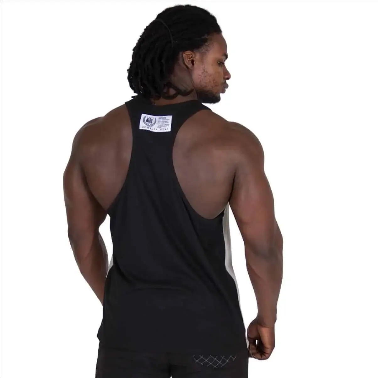 Roswell Tank Top - Grey/Black - Image 3