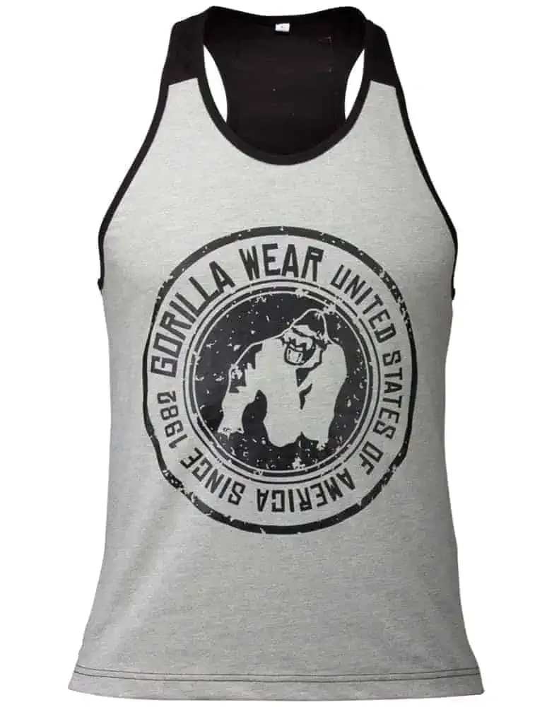 Roswell Tank Top - Grey/Black