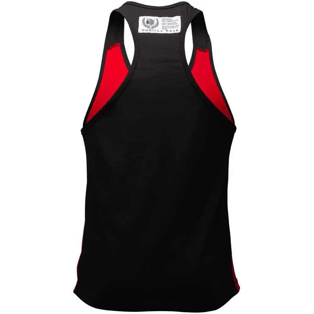 Roswell Tank Top - Red/Black - Image 2