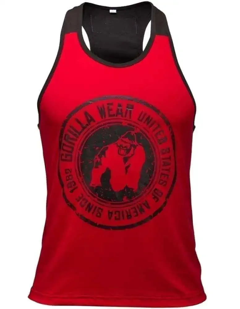 Roswell Tank Top - Red/Black
