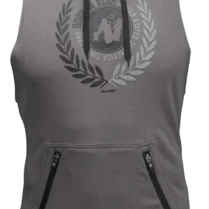 Manti Sleeveless Hoodie - Grey